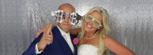Wedding picture in a Photo Booth