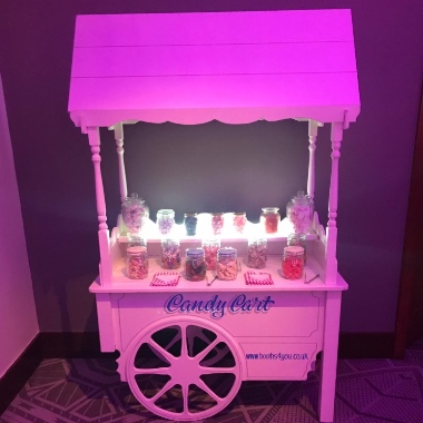 Candy Cart stocked full of sweets