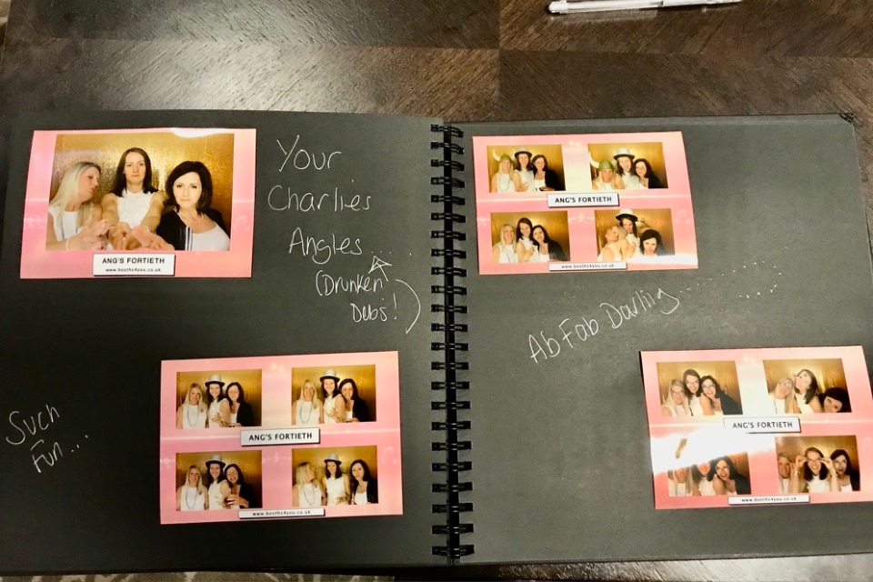 Photo Booth Guest Book is different from a traditional White Wedding Guest Book